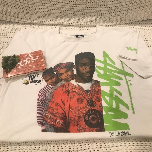 Stussy De La Soul X Yo Mtv Raps Tshirt 